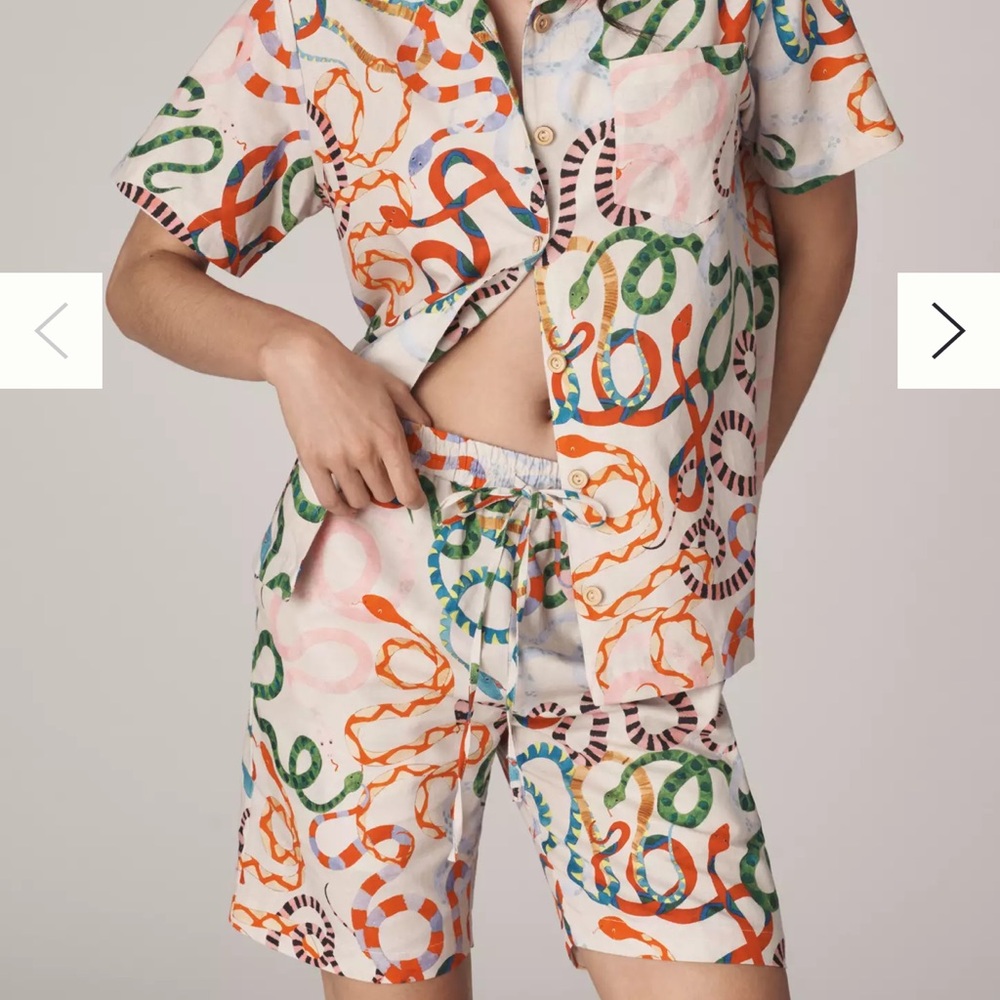 New Rachel Antonoff x Anthropologie Timmy Linen Blend Shorts Size S